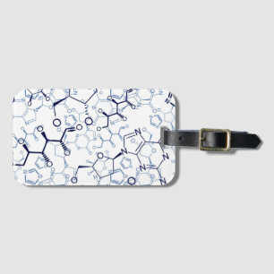 Étiquette À Bagage Cadeaux de chimie de formule chimique