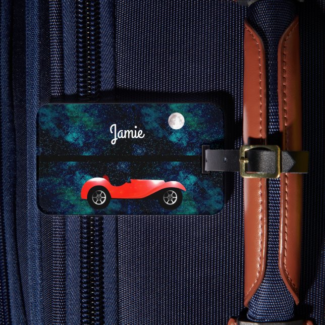 Étiquette À Bagage Cadeaux de voiture classique personnalisés (Insitu Rectoal 4)