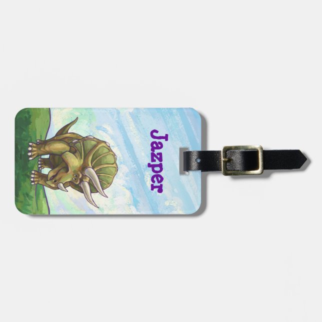 Étiquette À Bagage Cadeaux et accessoires de tigre (Devant horizontal)