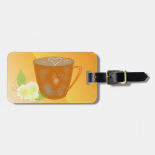 Étiquette À Bagage Café