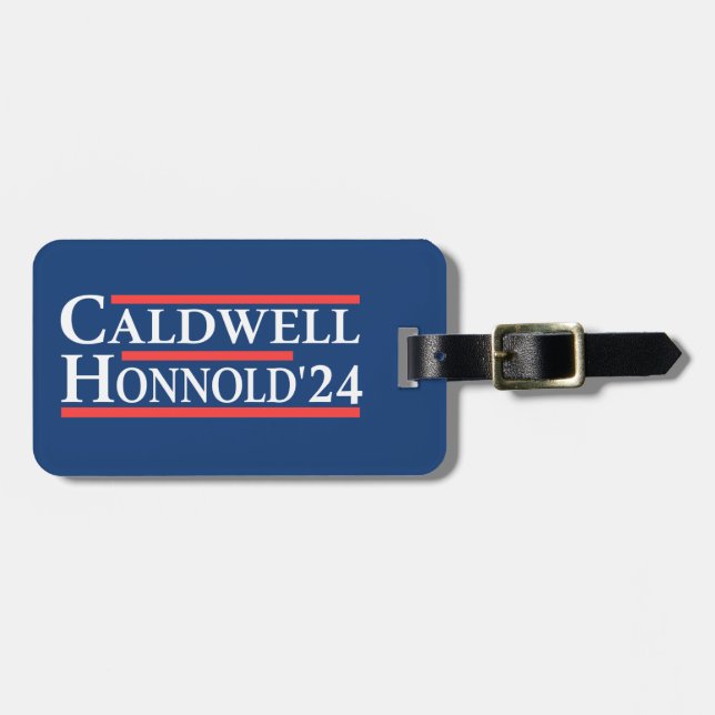 Étiquette À Bagage Caldwell Honnold 2024 (Devant horizontal)