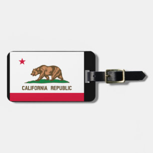 Étiquette À Bagage California State Flag Design
