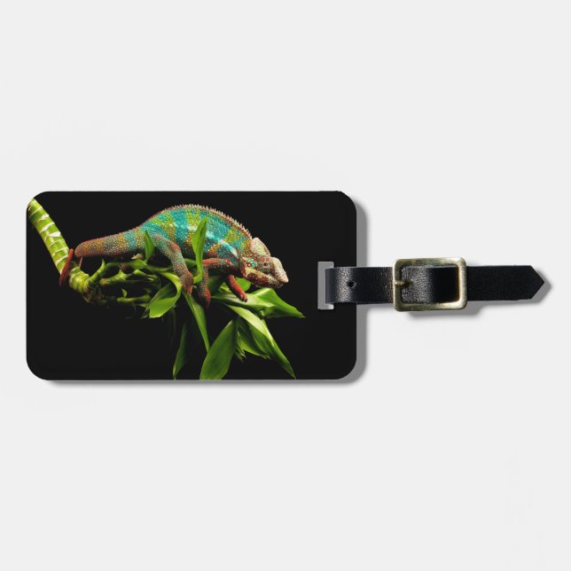 Étiquette À Bagage Caméléon (Devant horizontal)