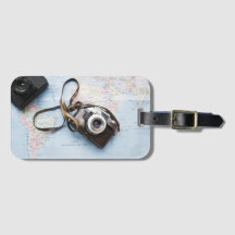 Caméra sur la carte des bagages Balise