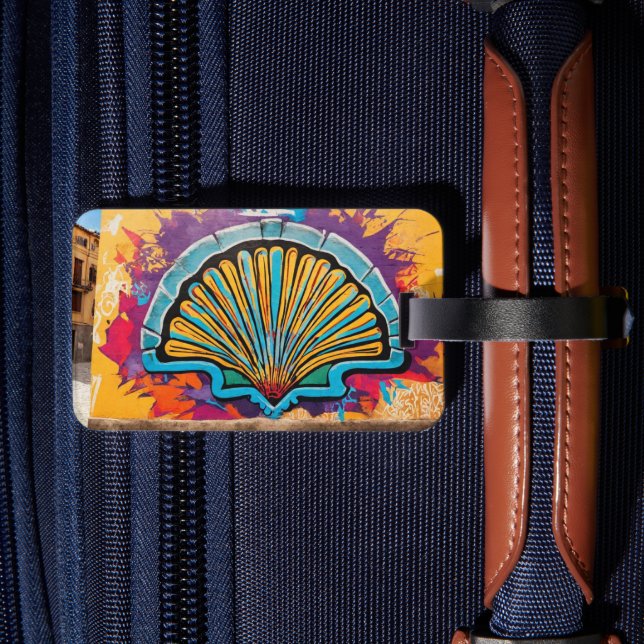 Étiquette À Bagage Camino de Santiago (Verso Insitu 2)