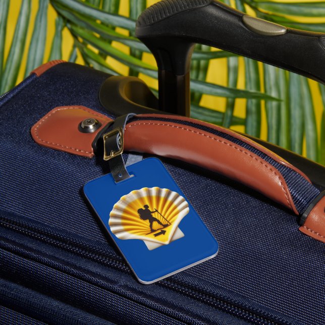 Étiquette À Bagage Camino de Santiago Le chemin de saint Jacques 0234 (Insitu Rectoal 1)