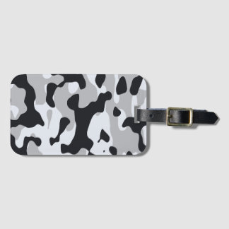 Étiquette À Bagage Camouflage urbain à fort contraste