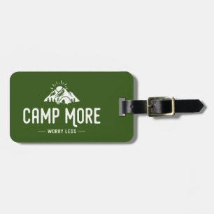 Étiquette À Bagage Camp Plus S'Inquiéter Moins