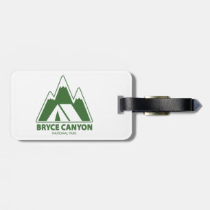 Étiquette À Bagage Camping dans les montagnes du parc national de Bry