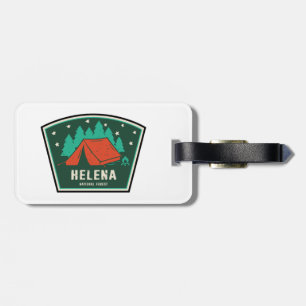 Étiquette À Bagage Camping forestier national d'Helena