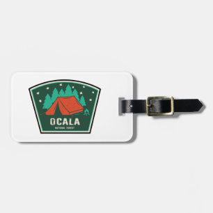 Étiquette À Bagage Camping forestier national d'Ocala