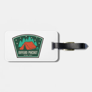 Étiquette À Bagage Camping forestier national Gifford Pinchot