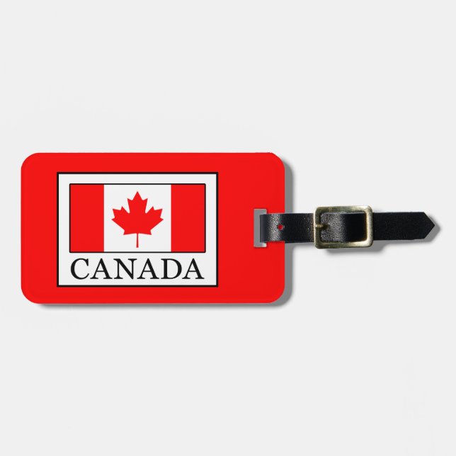 Étiquette À Bagage Canada (Devant horizontal)
