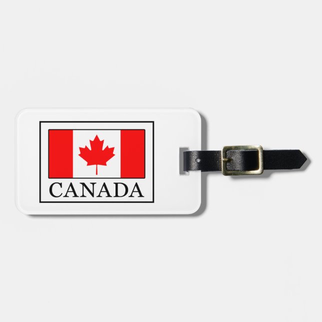 Étiquette À Bagage Canada (Devant horizontal)
