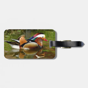 Étiquette À Bagage Canard mandarin