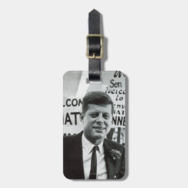 Étiquette À Bagage Candidat Kennedy (Devant Vertical)