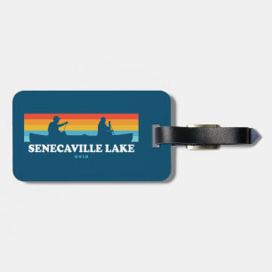Étiquette À Bagage Canot du lac Senecaville Ohio