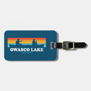 Étiquette À Bagage Canot Owasco Lake New York