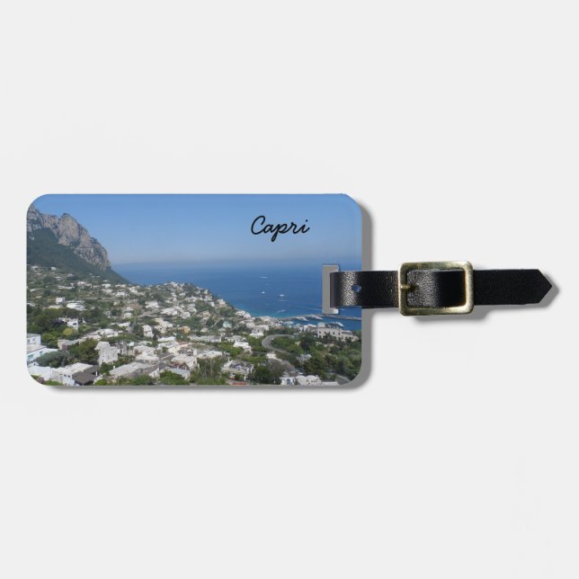 Étiquette À Bagage Capri, Italie (Devant horizontal)