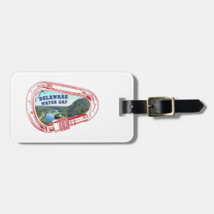 Étiquette À Bagage Carabiner de l'Escalade de Gap d'eau du Delaware