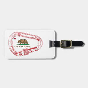 Étiquette À Bagage Carabiner d'Escalade californienne