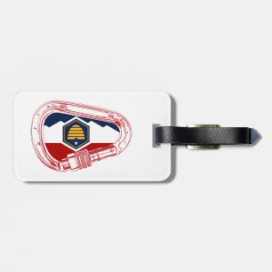 Étiquette À Bagage Carabiner pour l'escalade de roche du drapeau de l