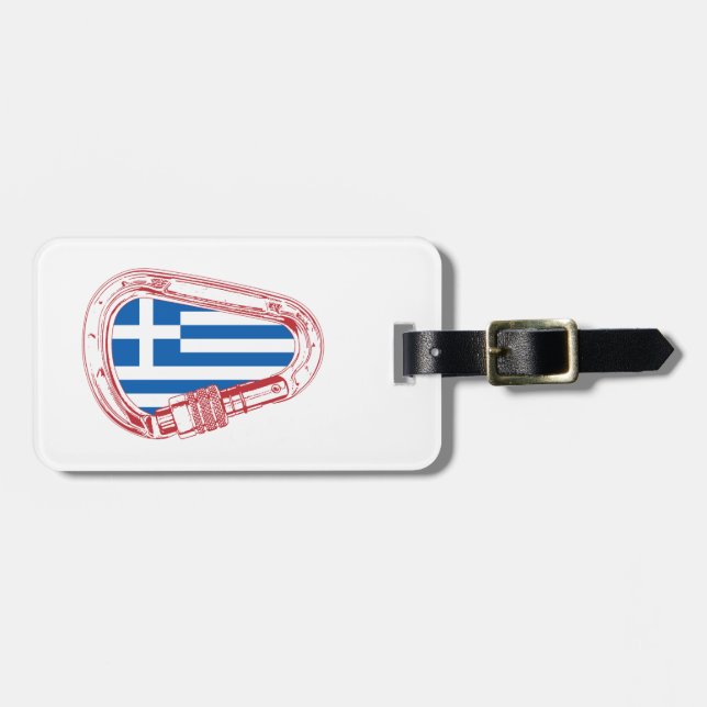Étiquette À Bagage Carabines de Greece (Devant horizontal)