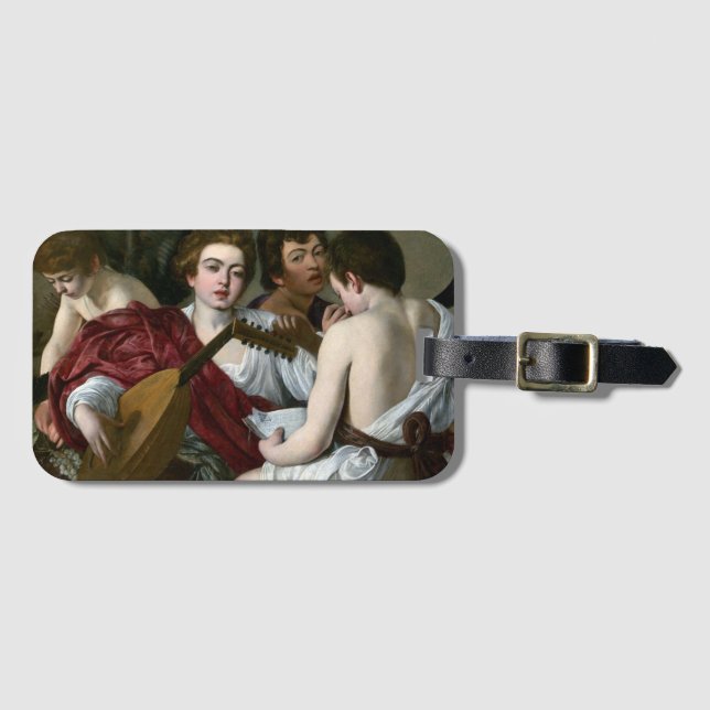 Étiquette À Bagage Caravaggio Les Musiciens (Devant Horizontal)