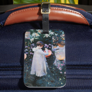 Étiquette À Bagage Carnation, Lily, Lily, Rose   John Singer Sargent