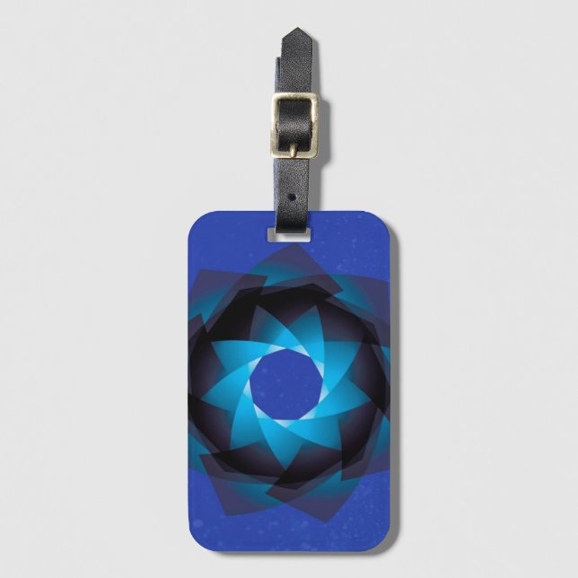 Étiquette À Bagage Carte à bagages Art (Devant Vertical)