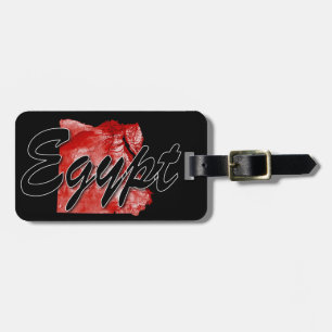 Étiquette À Bagage Carte de l'Égypte