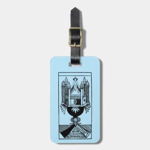 Étiquette À Bagage Carte de tarot : L'as des tasses