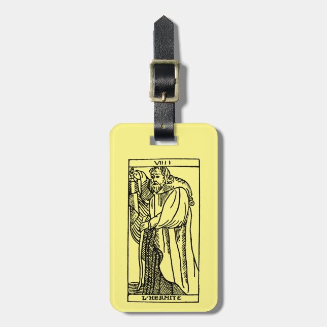 Étiquette À Bagage Carte de tarot : L'ermite (Devant Vertical)