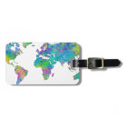 Carte du monde de l'aquarelle