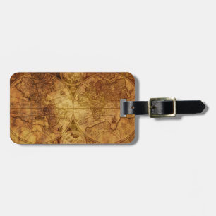 Étiquette À Bagage Carte historique de l'ancien monde antique