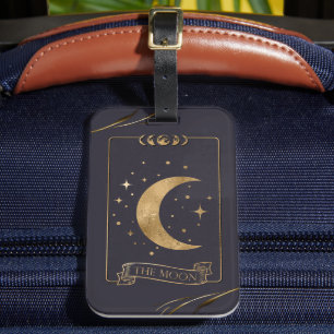Étiquette À Bagage Carte Moon Tarot