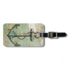 Carte nautique antique avec l'Ancre