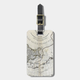 ÉTIQUETTE À BAGAGE CARTE : NORTH PACIFIC