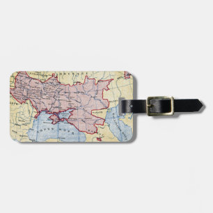 Étiquette À Bagage CARTE : UKRAINE, c1906