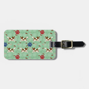 Étiquette À Bagage Cartoon Papillon