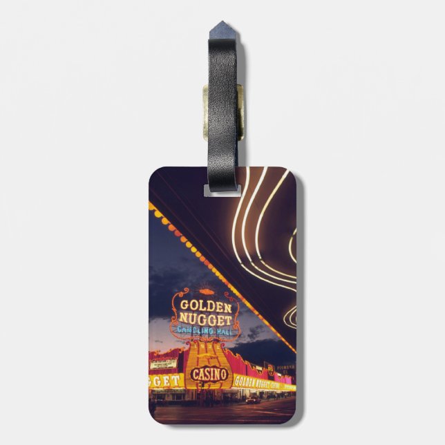 Étiquette À Bagage Casinos de Las Vegas (Dos Vertical)