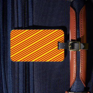 Étiquette À Bagage Catalogne Drapeau & Catalan - La Senyera /travel