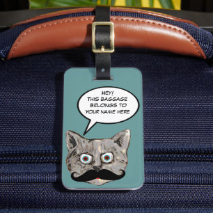 Étiquette À Bagage 'Ce Bagage appartient à' chat