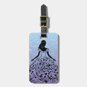 Étiquette À Bagage Cendrillon Robe fantaisie Silhouette