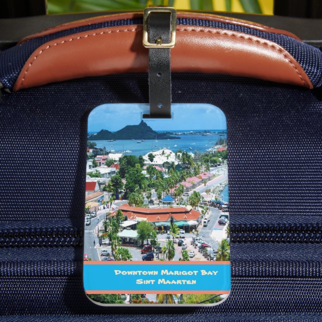 Étiquette À Bagage Centre-ville de Marigot Bay, Sint Maarten (Insitu Rectoal 2)