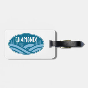Étiquette À Bagage Chamonix France Extérieur