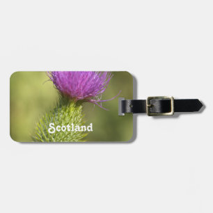 Étiquette À Bagage Chardon de l'Ecosse