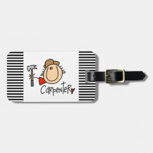 Étiquette À Bagage Charpentier masculin