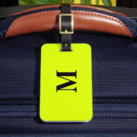 Chartreuse Fluorante Yellow Neon Color Monogramme