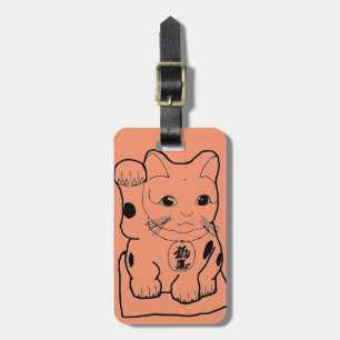 Étiquette À Bagage "Chat de fortune "